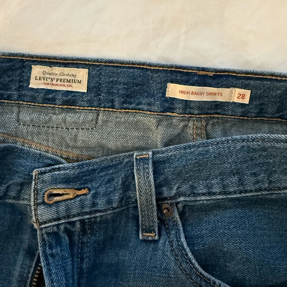 Levi’s High Waisted Baggy Denim Shorts
